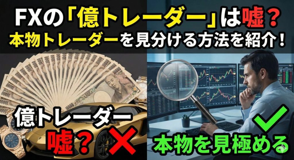 FXの億トレーダーは嘘？