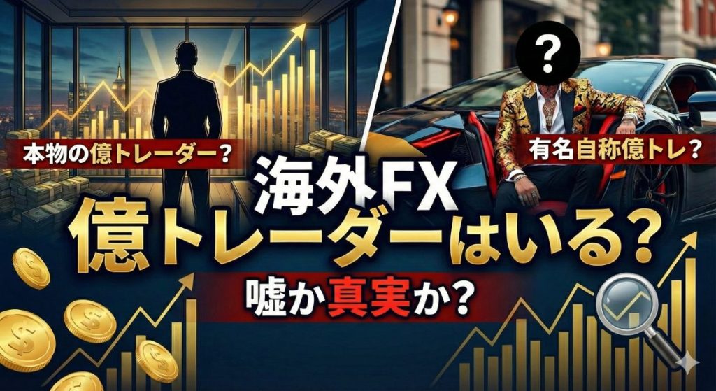海外FXに億トレーダーはいる？