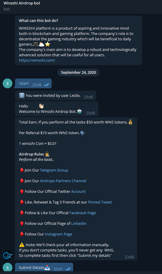 Telegram bot