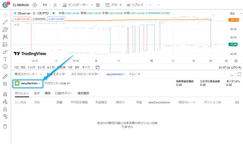 TradingViewを海外FX業者で利用する方法