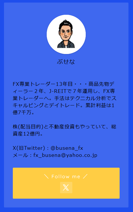 FXトレーダー・ぶせな氏のブログ