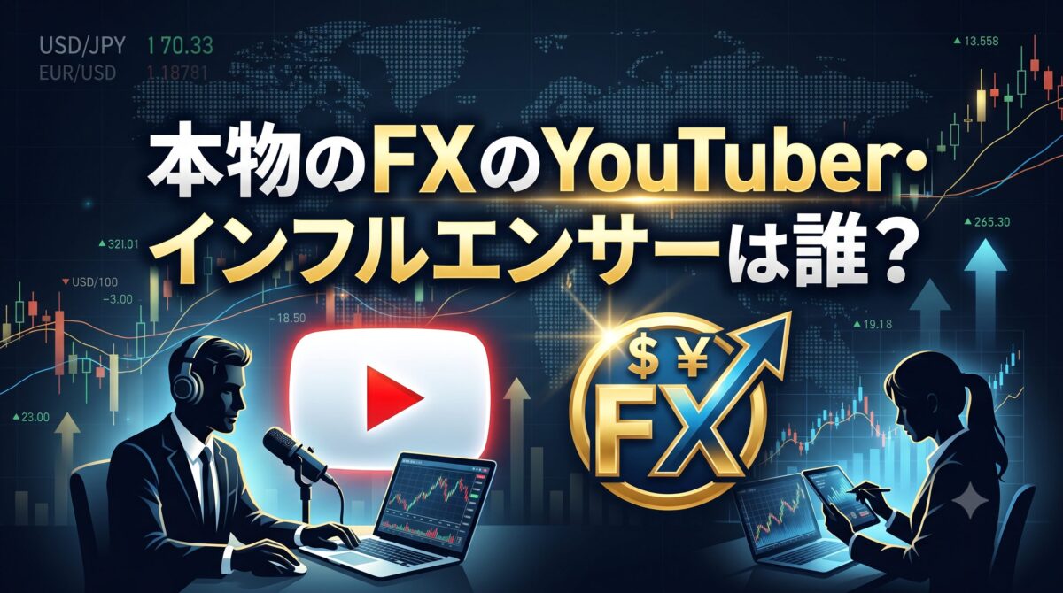 本物のFXのYouTuber・インフルエンサー